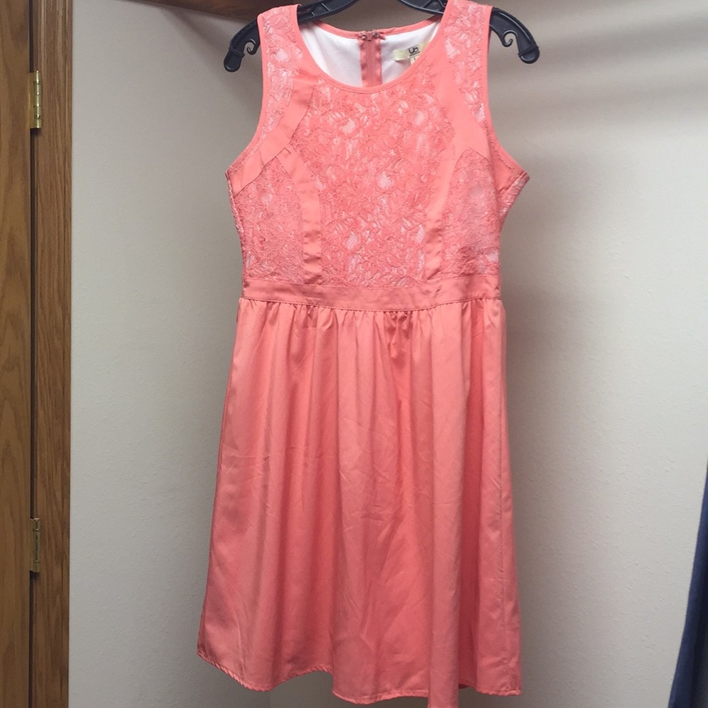 Lace Coral Dress